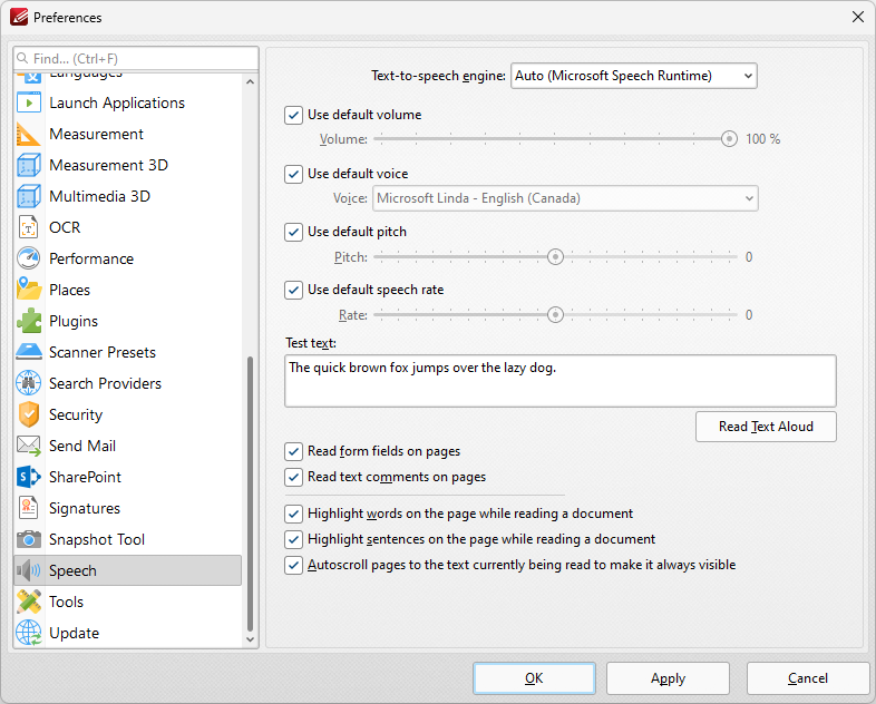 11.speech.preferences