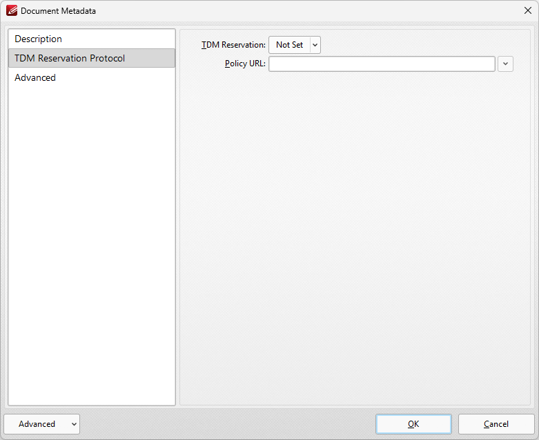 document.metadata.advanced