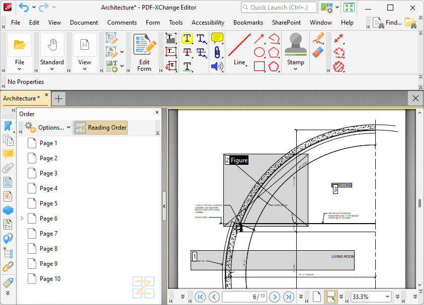Tabs Guide > View > Other Panes > Order