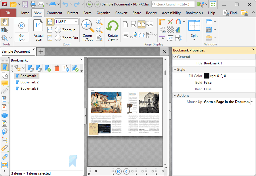 bookmark.properties.pane.ribbon