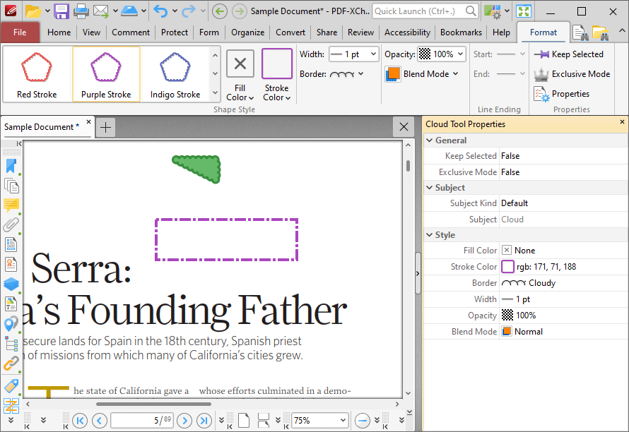 cloud.tool.format.ribbon