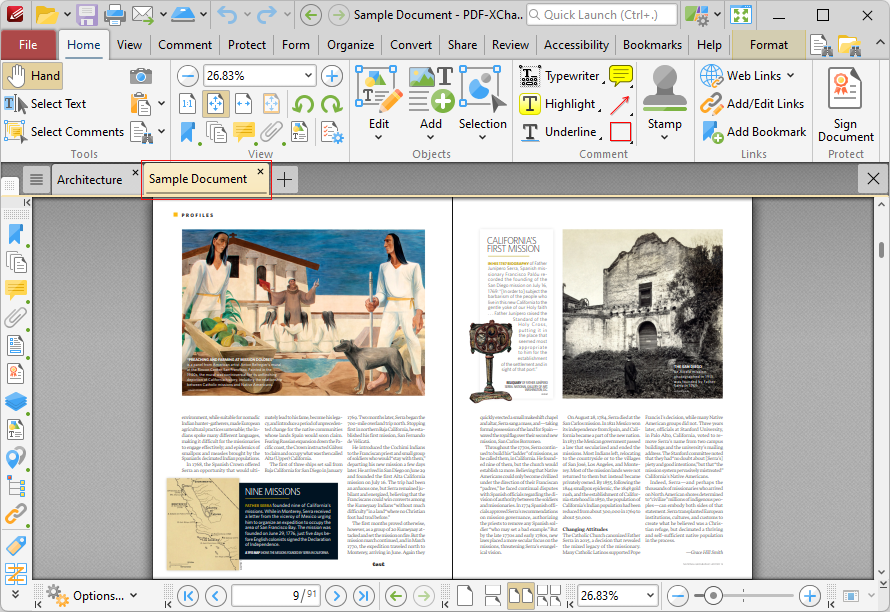 document.tab.highlighted