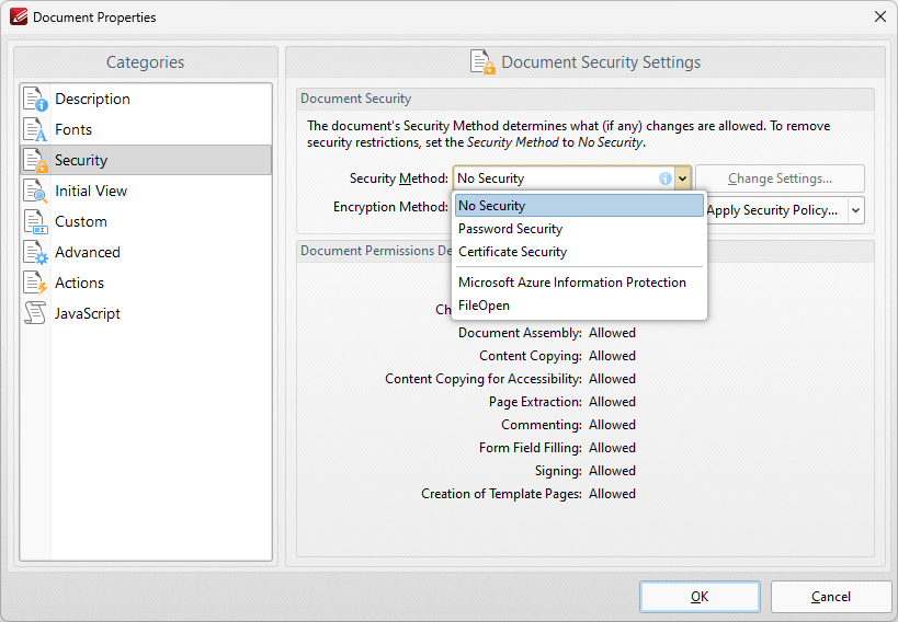 no.security.selected