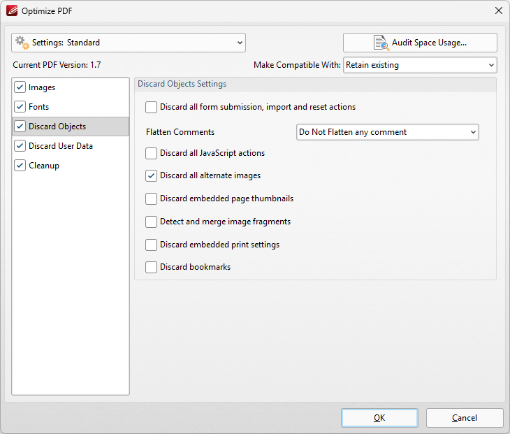 optimize.pdf.discard.ribbon