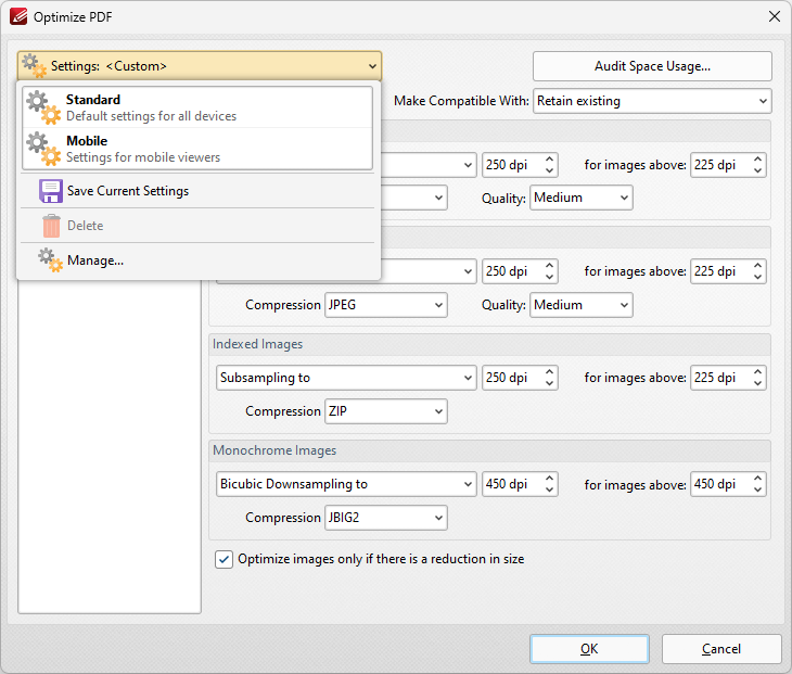 optimize.pdf.settings.dropdown.ribbon