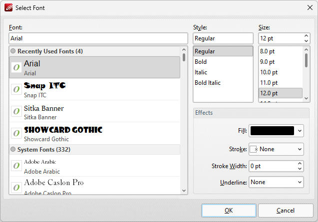 select.font.ribbon