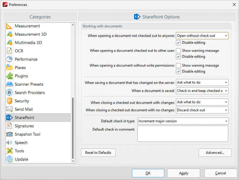 sharepoint.preferences