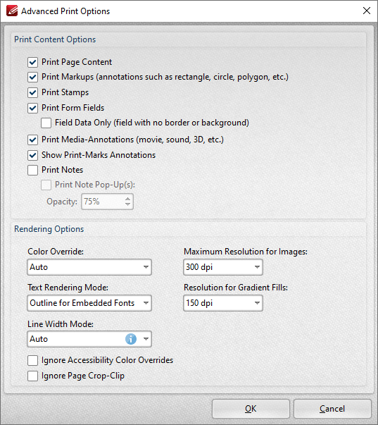 Tabs Guide > File > Print