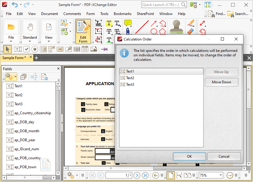 Tabs Guide > View > Toolbars > Form Toolbar > Add Text Fields to Documents