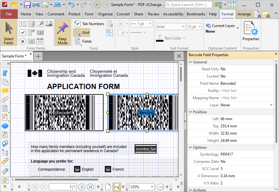 barcode.field.properties.ribbon