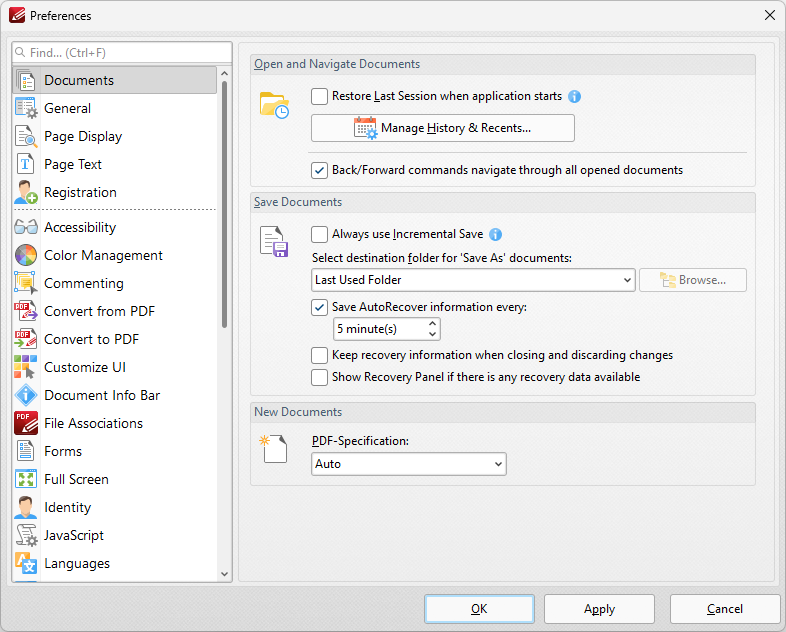 preferences.dialog.box