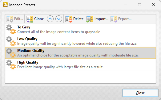 recompression.presets.dialog.box