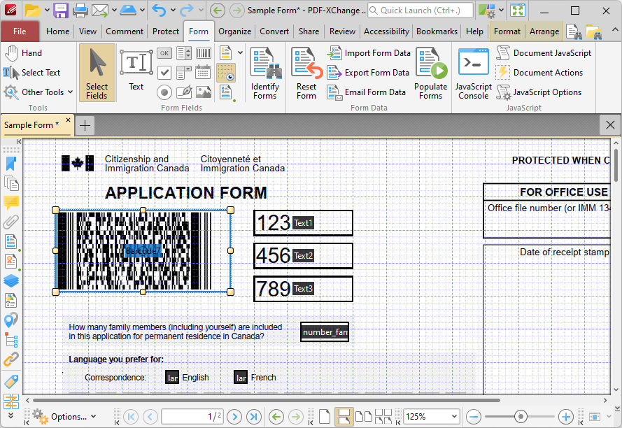 select.barcode.ribbon