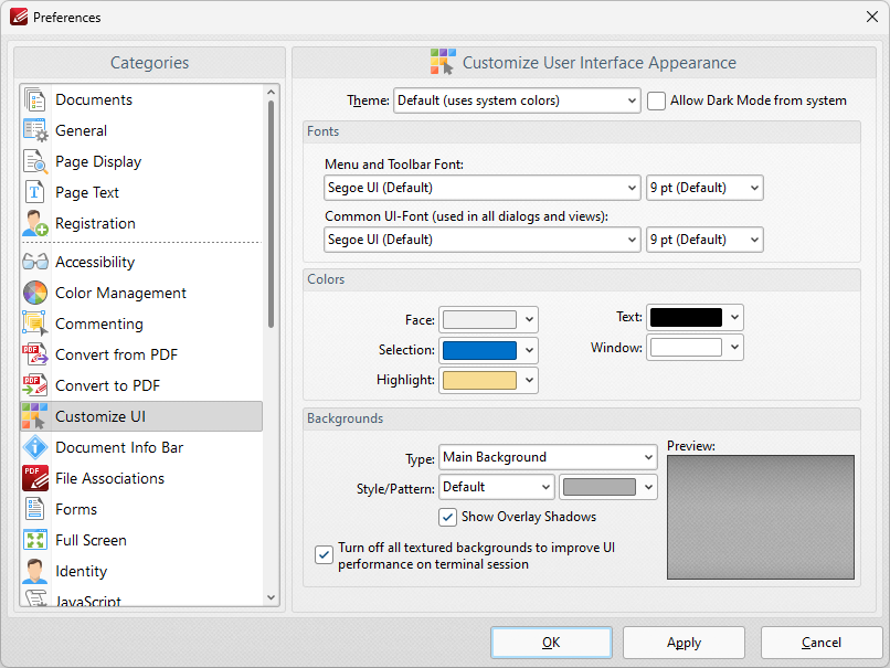 customize.UI.preferences