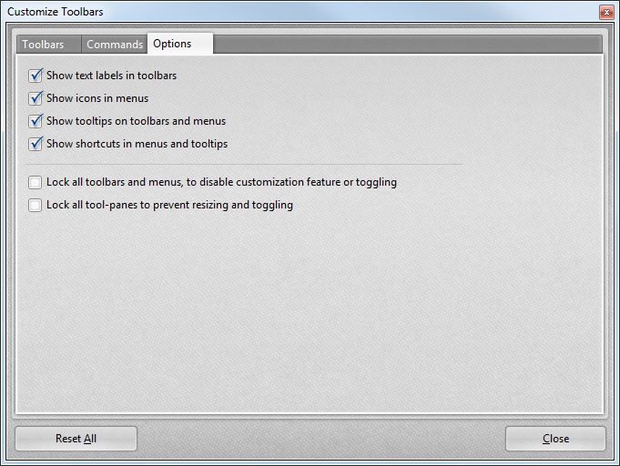 PDF-XChange Editor Plus User Manual > Tabs Guide > View > Toolbars ...