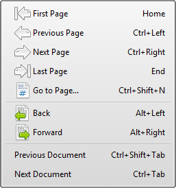 PDF-XChange Editor Plus User Manual > Tabs Guide > View > Go To