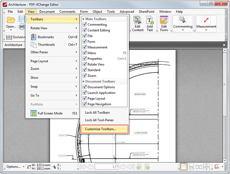 PDF-XChange Editor Plus User Manual > Appendix > Keyboard Shortcuts