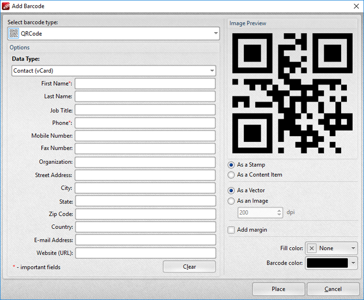 11.Addbarcode