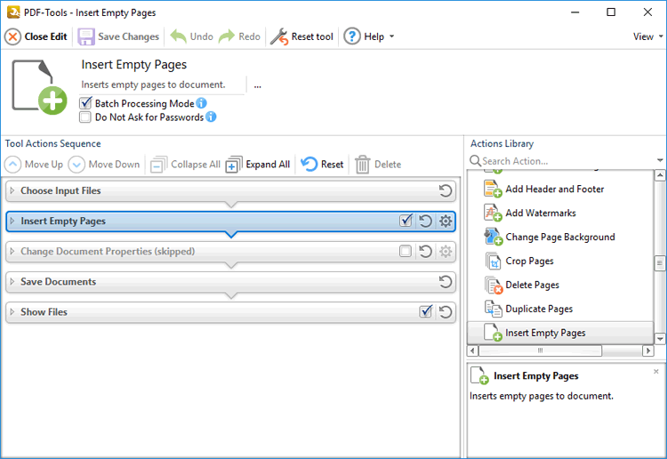 PDF Tools V7 User Manual Default Tools Pages Tools Insert Empty Pages Pdf tools v7 user manual default tools pages tools insert empty pages