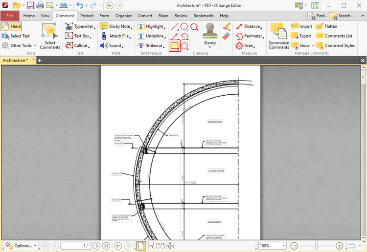 rectangle.tool.location.ribbon