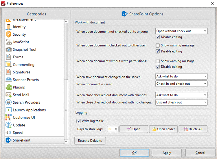 sharepoint.preferences