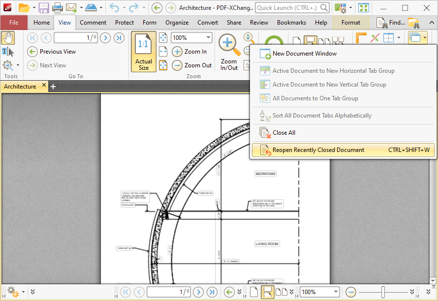 reopen.document.ribbon