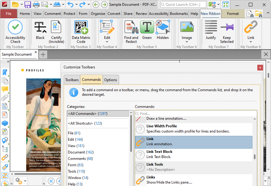 commands.added.to.ribbon