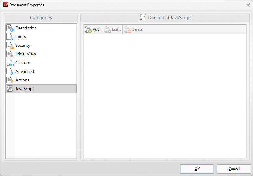 document.properties.javascript.ribbon