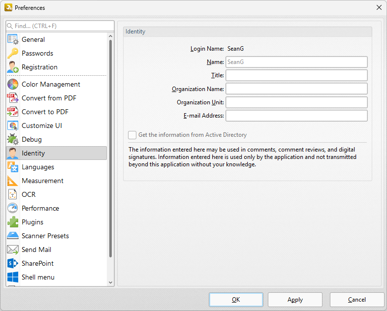 identity.preferences