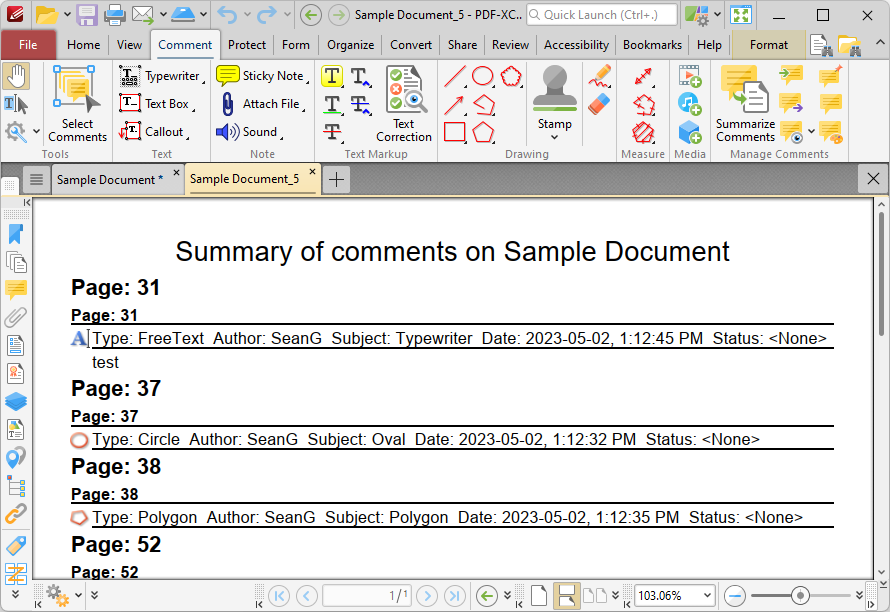 sample.comment.summary