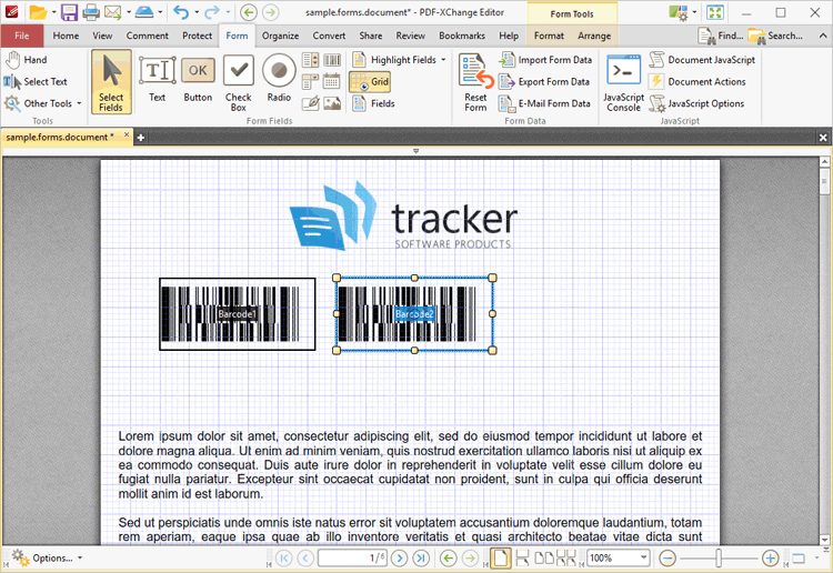 added.barcodes.ribbon