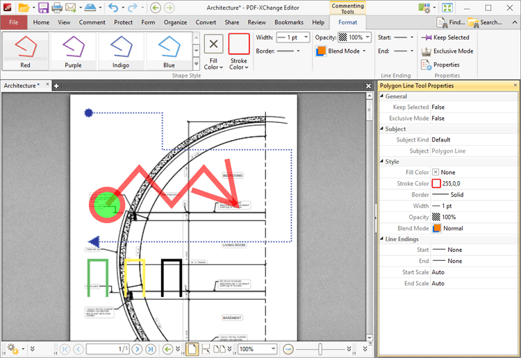 polyline.format.ribbon