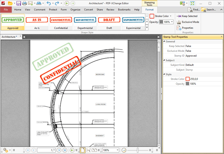 stamp.tool.format.ribbon