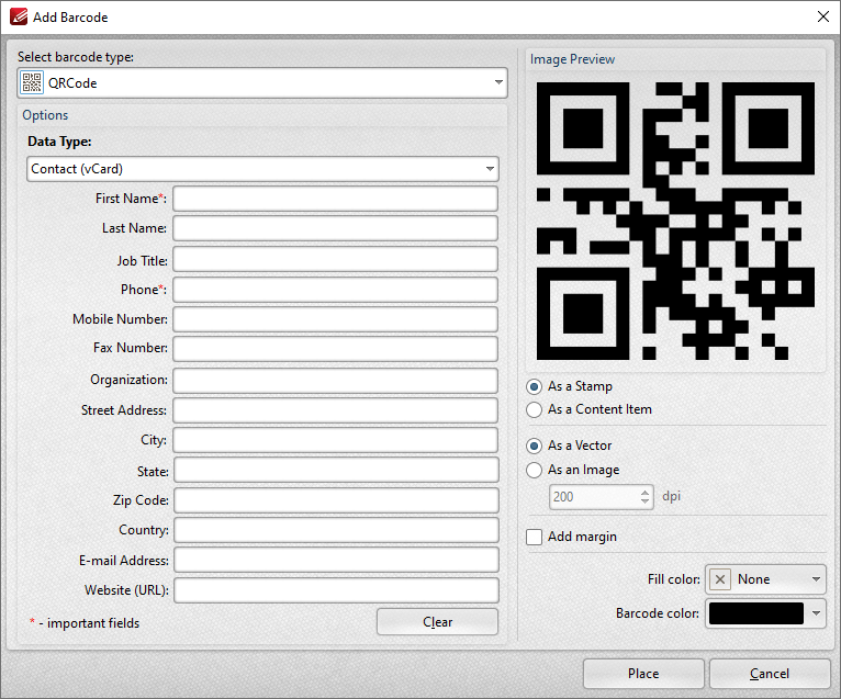 11.Addbarcode