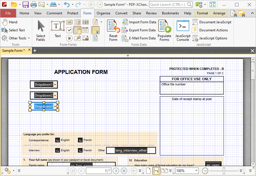 added.dropdown.menus