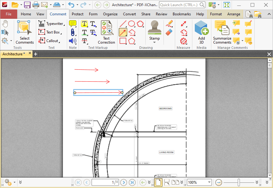 arrow.examples.ribbon