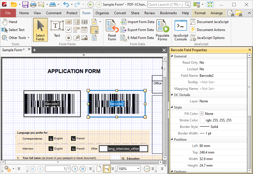 barcode.field.properties.ribbon