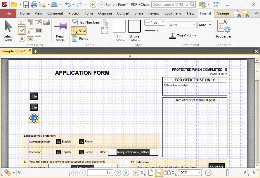 check.box.format.tab.ribbon