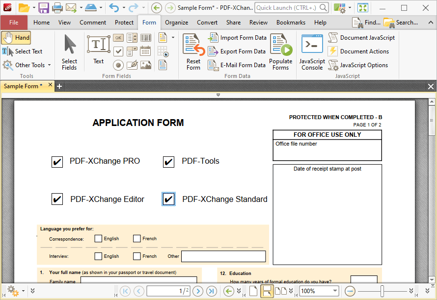 checkbox.example.ribbon