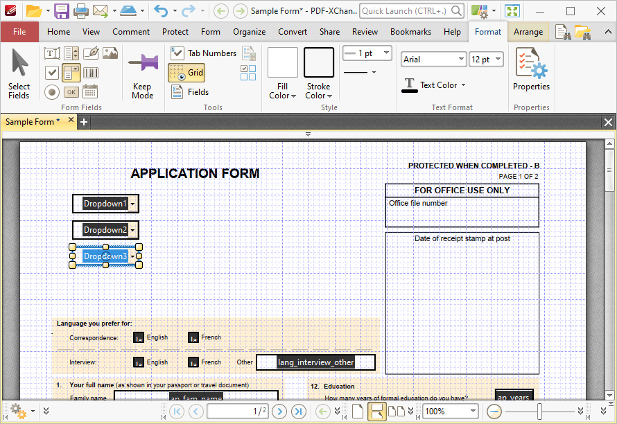 format.tab.dropdown.menus