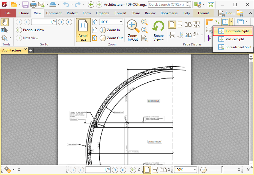 horizontal.split.ribbon
