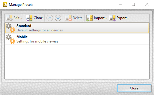 manage.presets.optimization