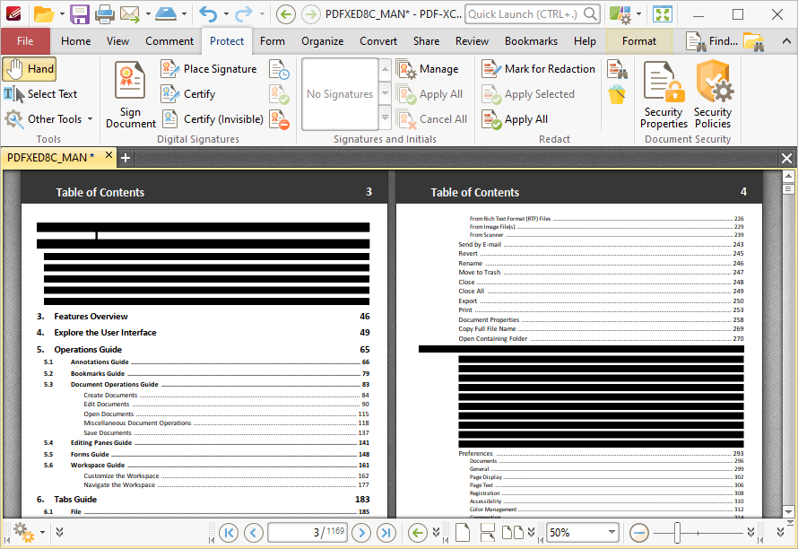 redaction.applied.ribbon