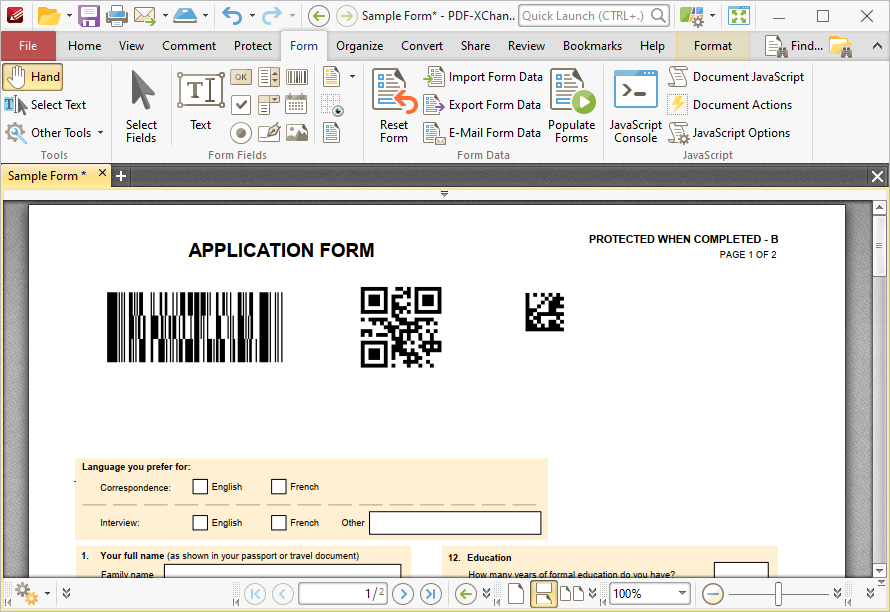 sample.barcodes