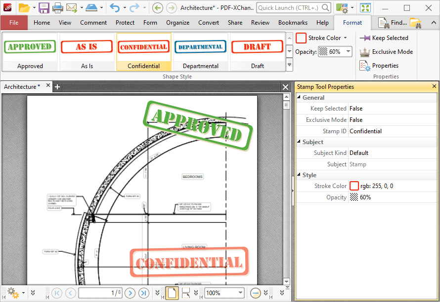 stamp.tool.format.ribbon