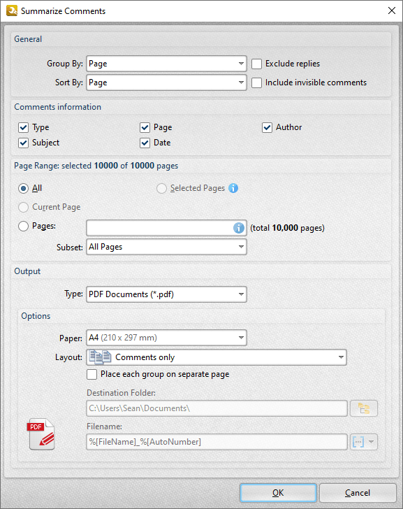 summarize.comments.dialog.box
