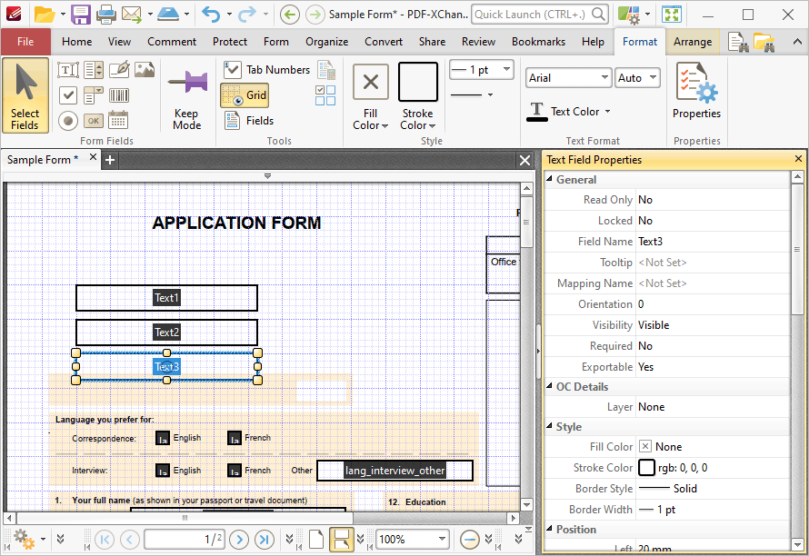 text.field.properties.ribbon